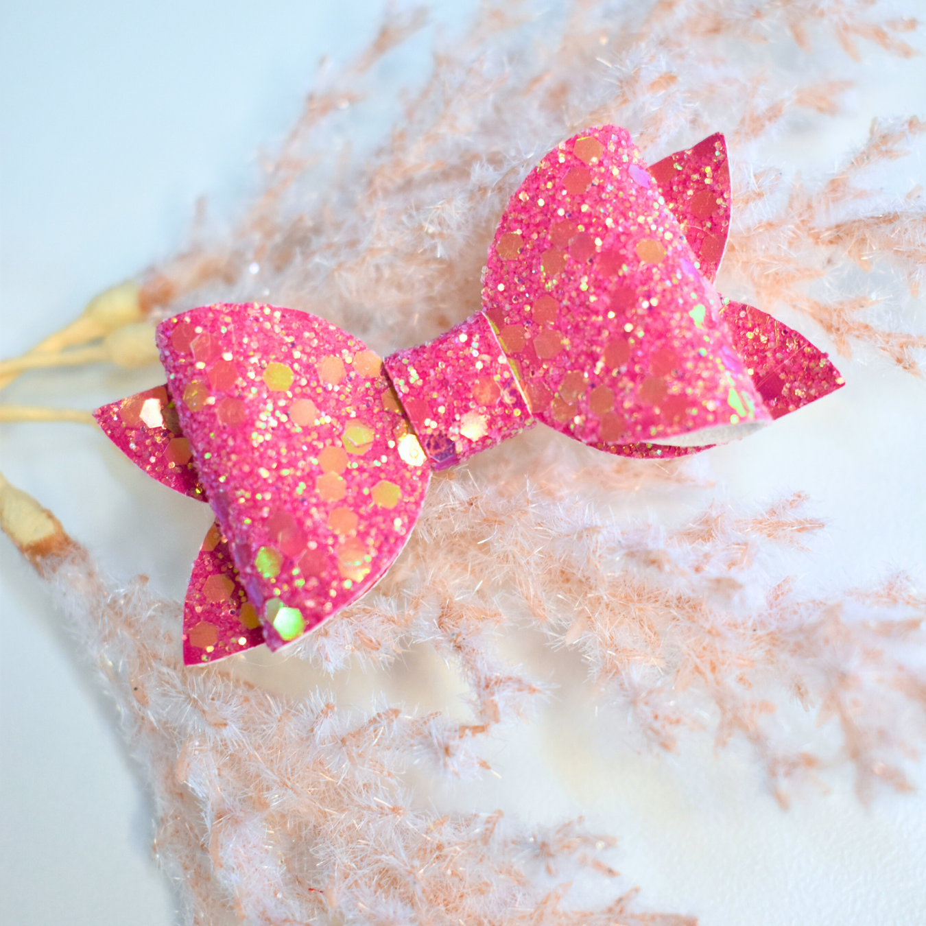 Cherry Flower Bow set of 3