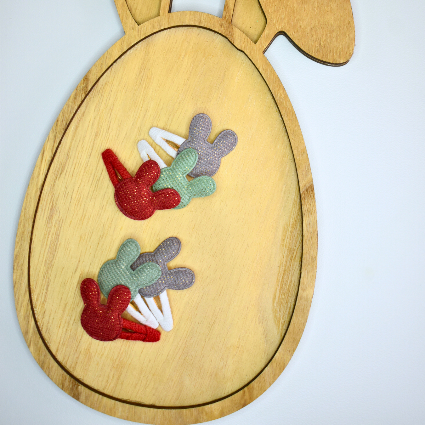 Tiny Woodland Bunny Clips - Set of 6