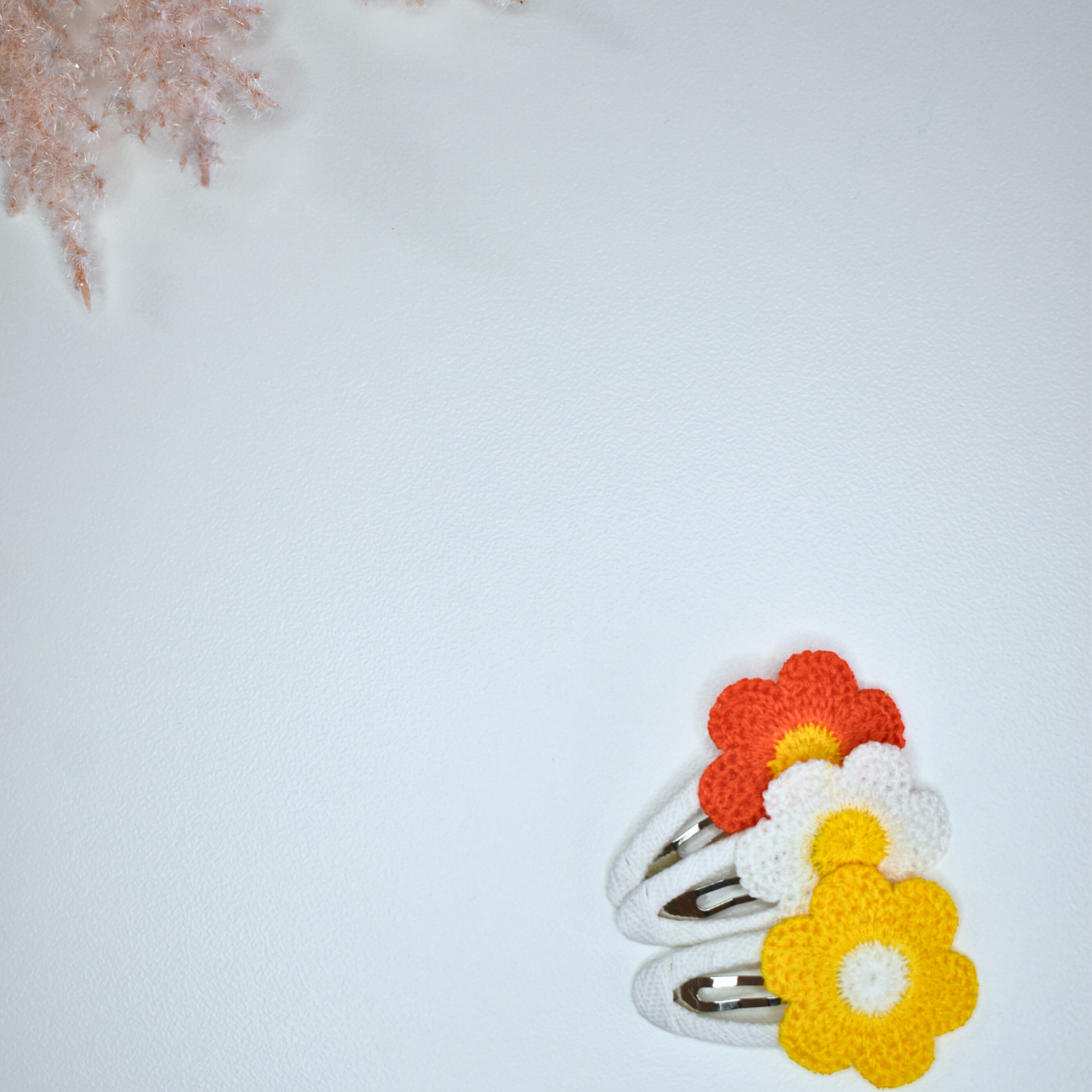 Sunrise Bloom Trio Clips - Set of 3