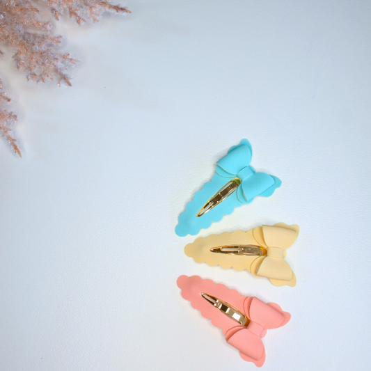 Beige Butterflies - Big & Small Sister Combo