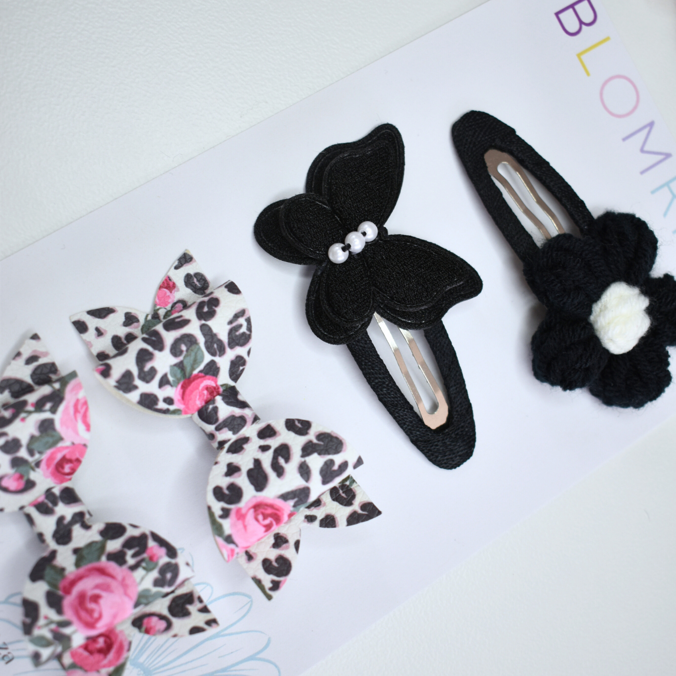 Crochet Moonflower & Flutter 3 - Set of 4