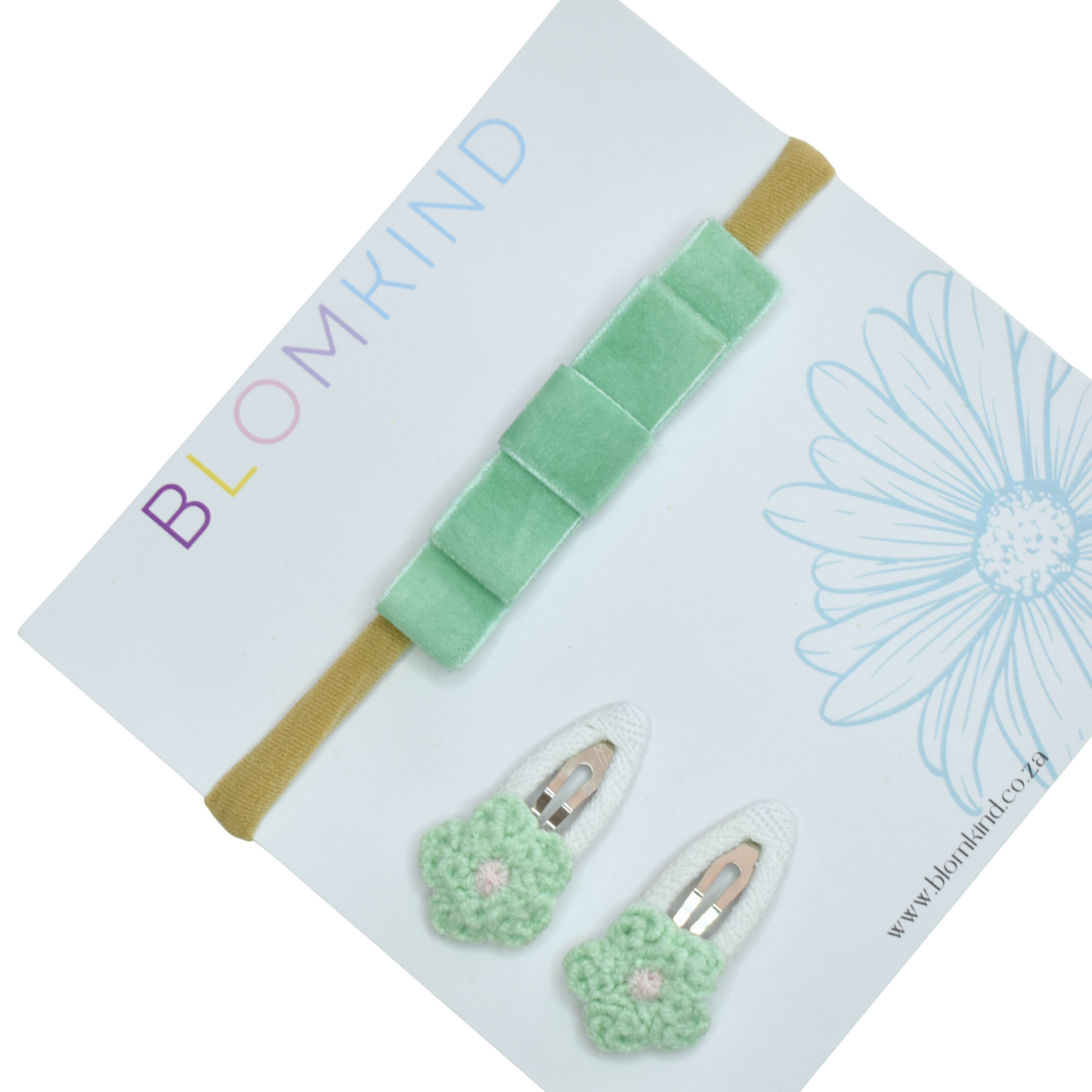 Sweet Clover Petal Headband & Clips Set