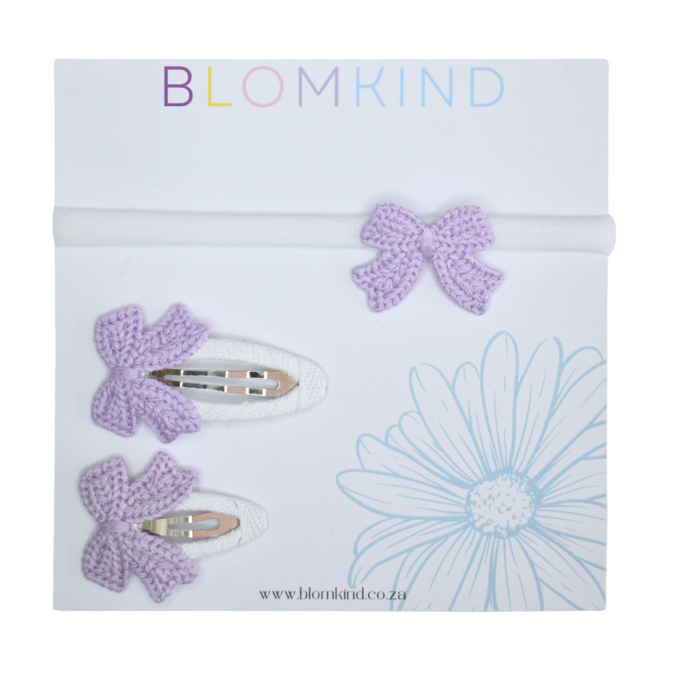 Sister Sprinkles Lilac Headband & Clips Set