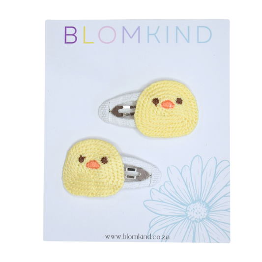 Chirpy Chick Clips  - Set of 2