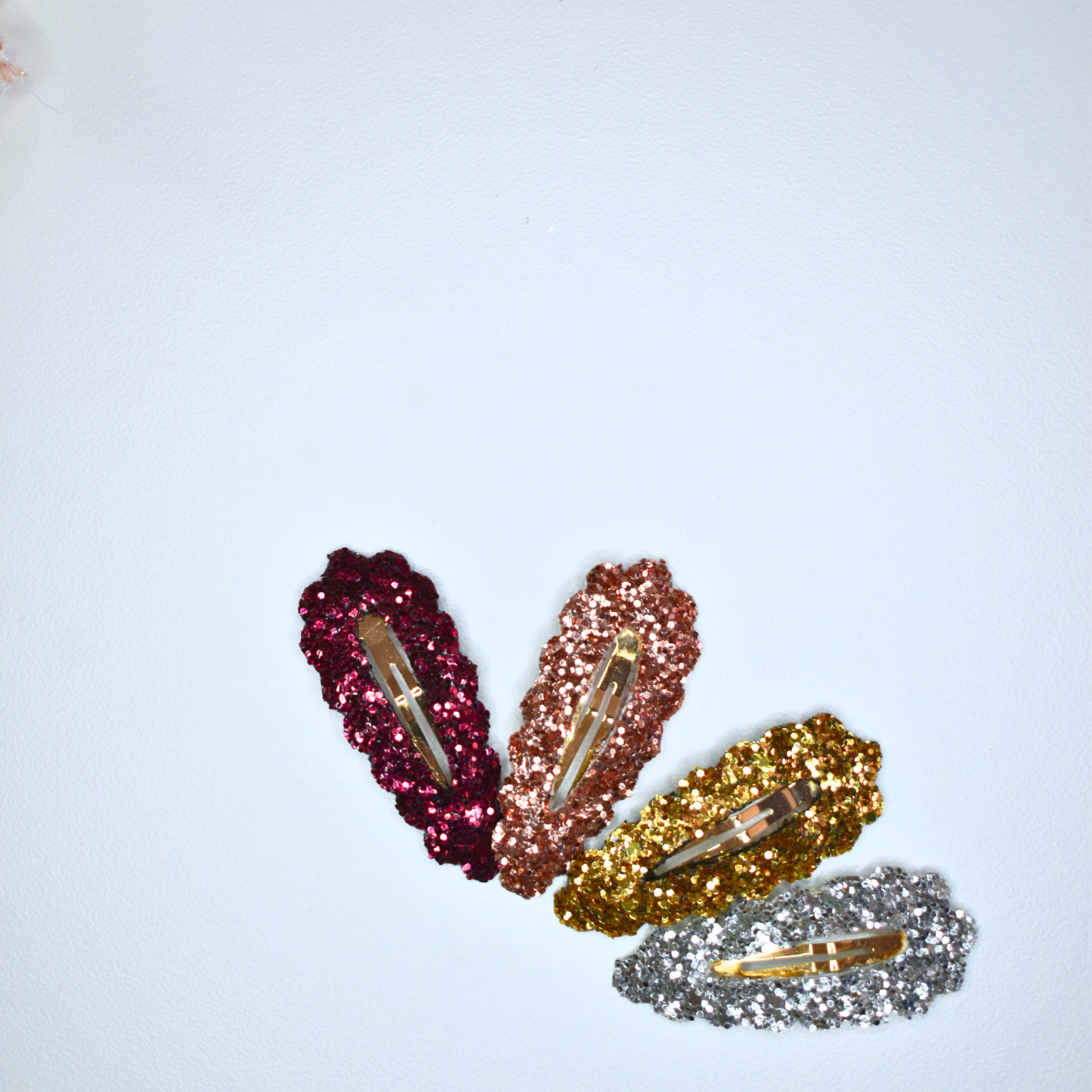 Glitter Glam Luxe Clips- Set of 4