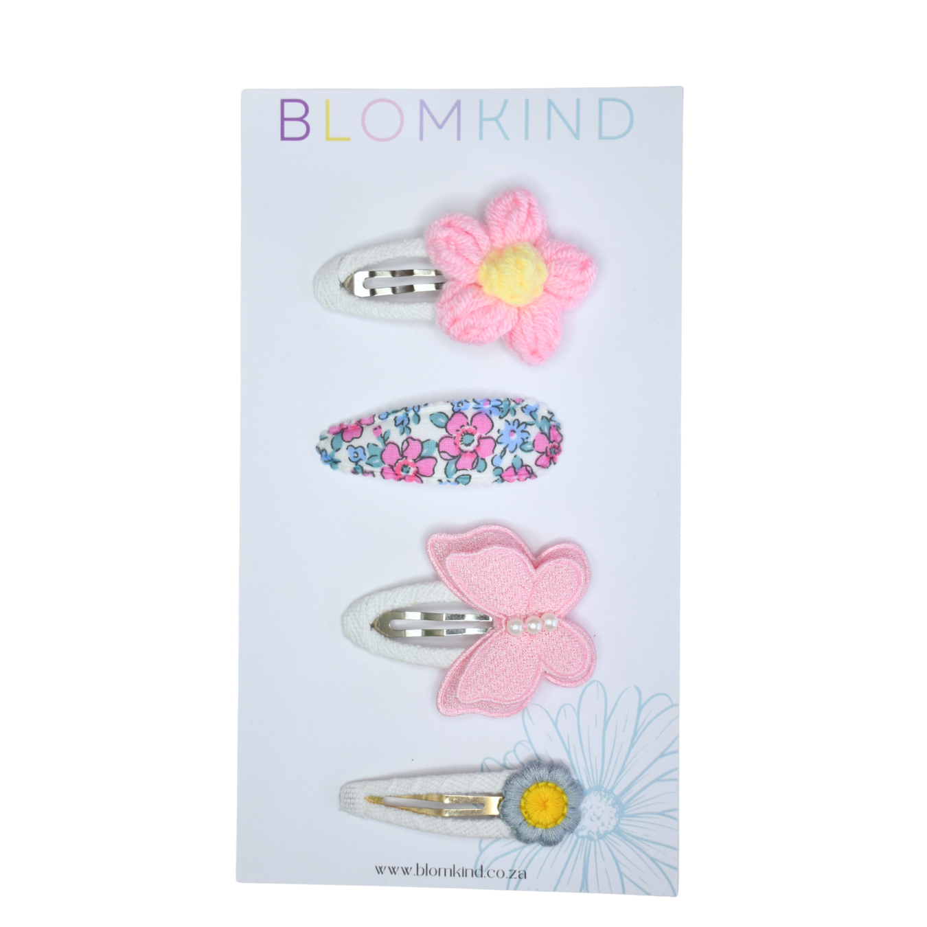 Cloudy Wing Petal Clips - Set of 4