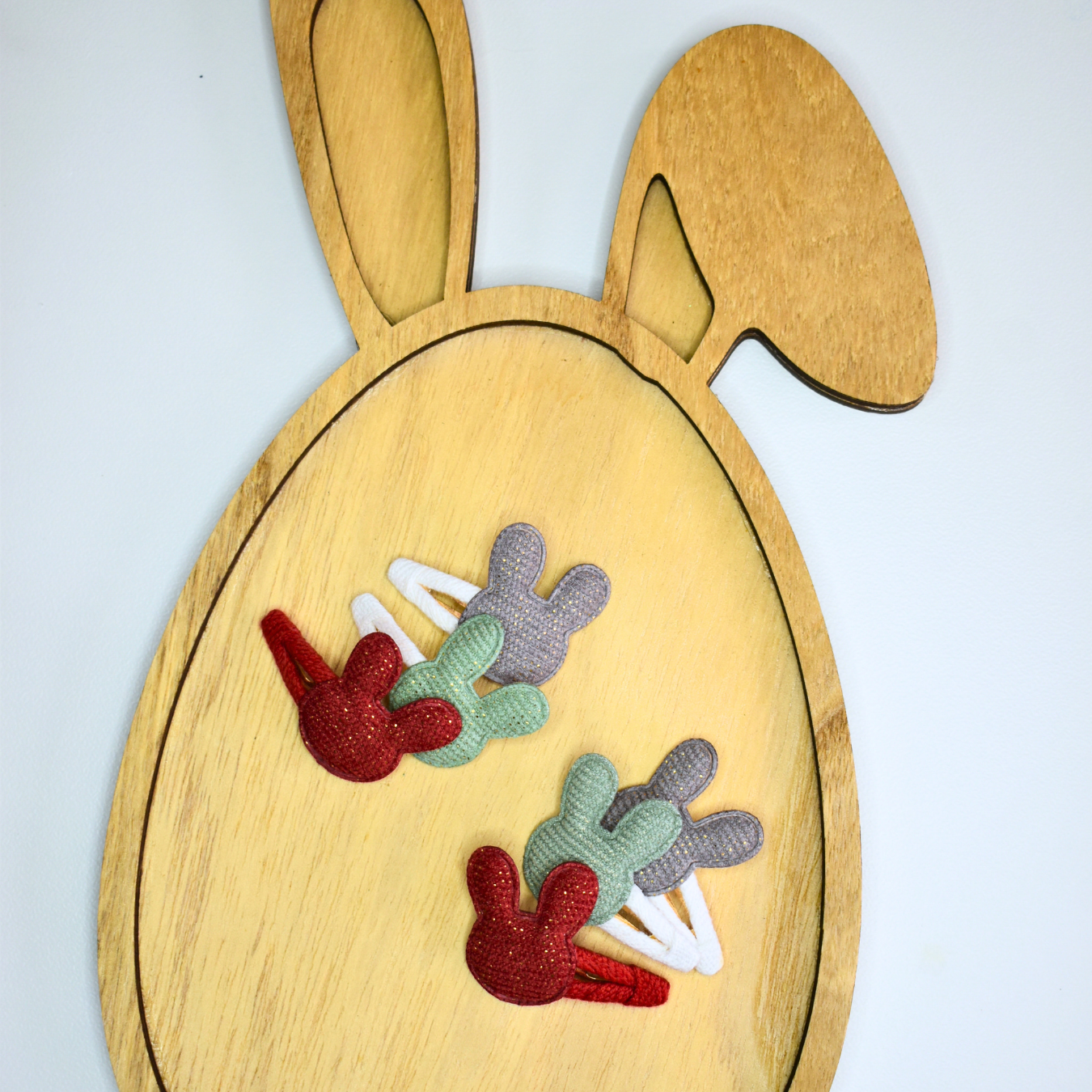 Tiny Woodland Bunny Clips - Set of 6