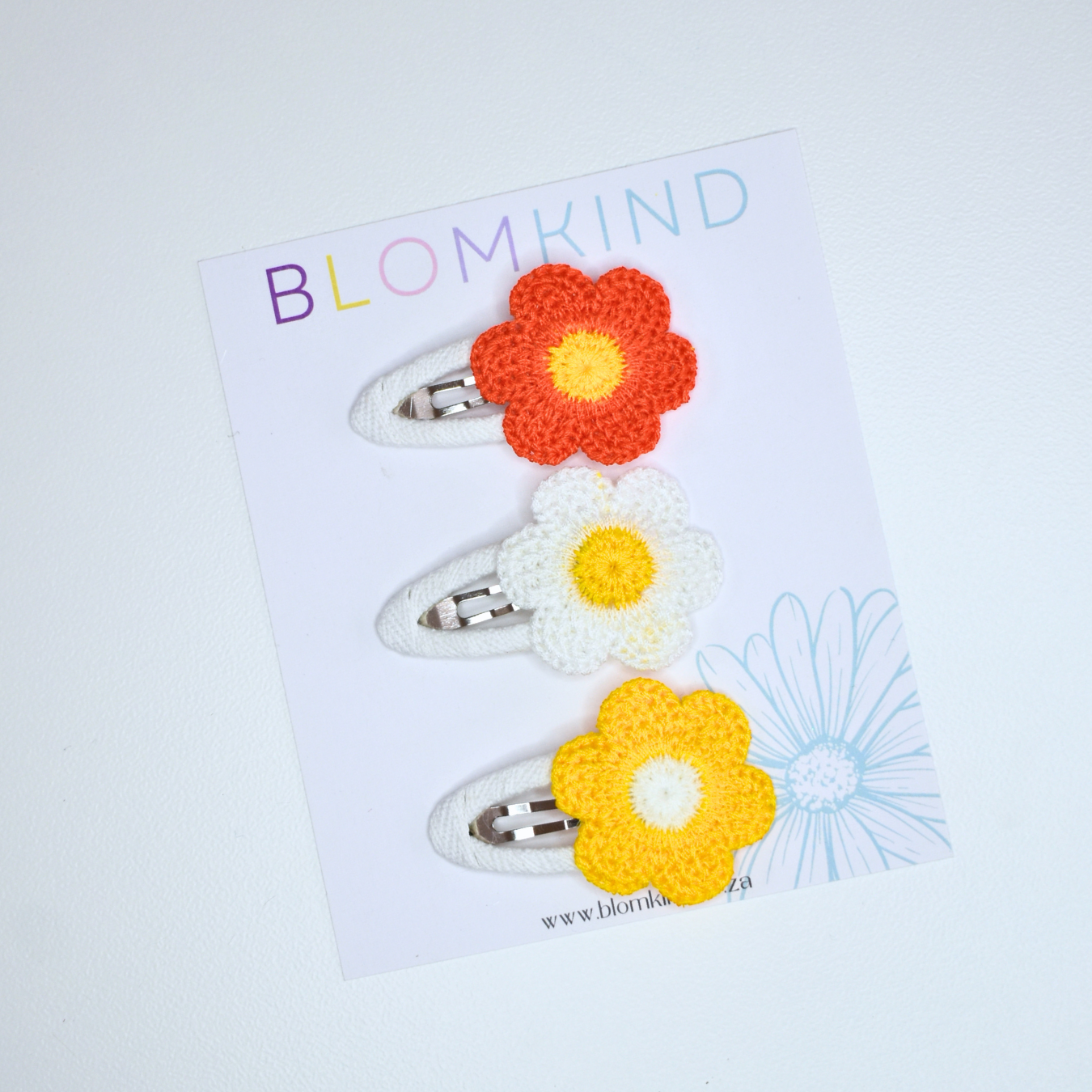 Sunrise Bloom Trio Clips - Set of 3