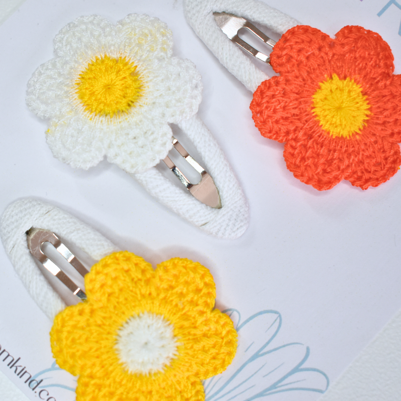 Sunrise Bloom Trio Clips - Set of 3