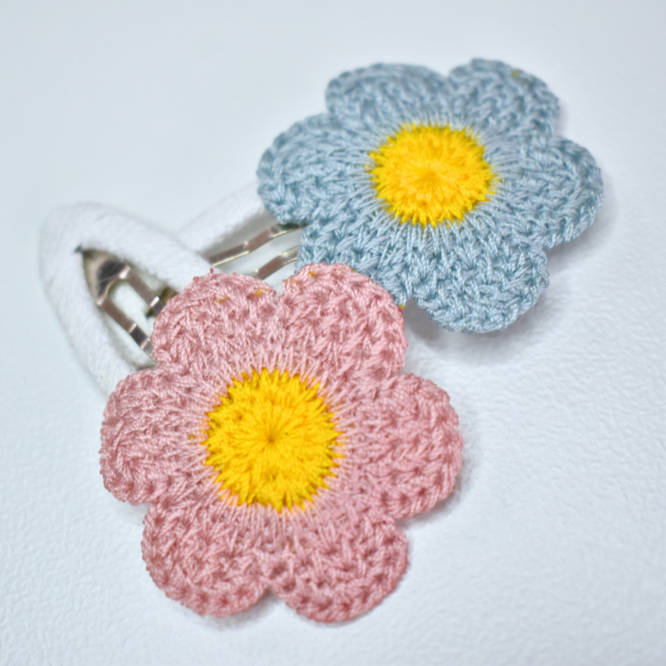 Mauve & Mist Bloom Duo Clips - Set of 2