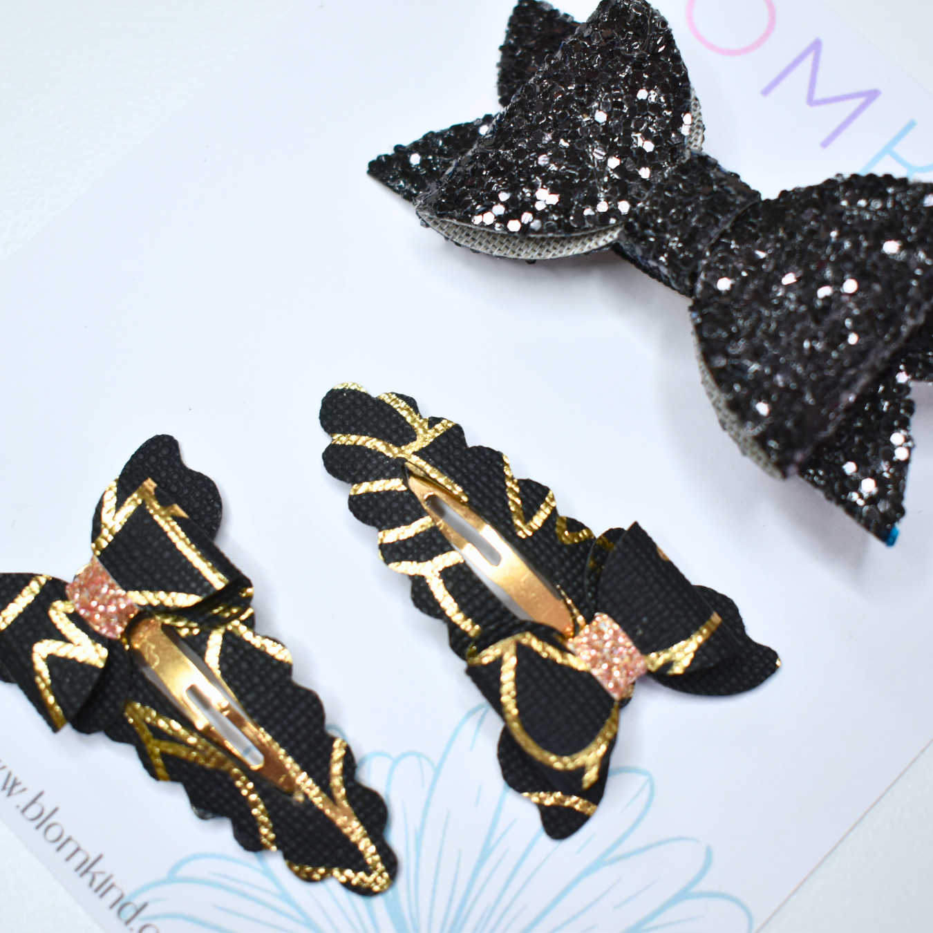 Black & Gold - Set of 3