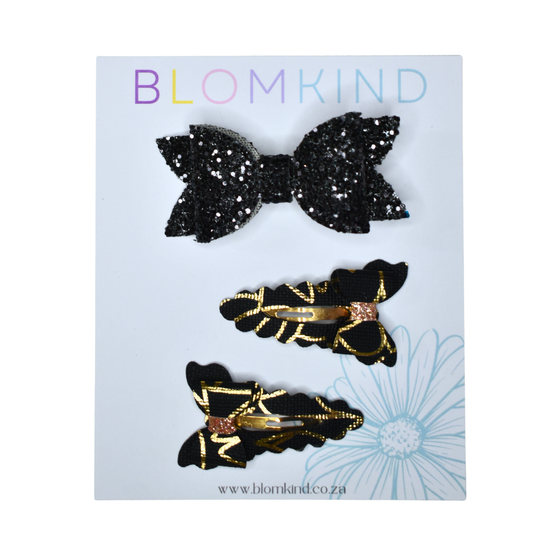 Black & Gold - Set of 3