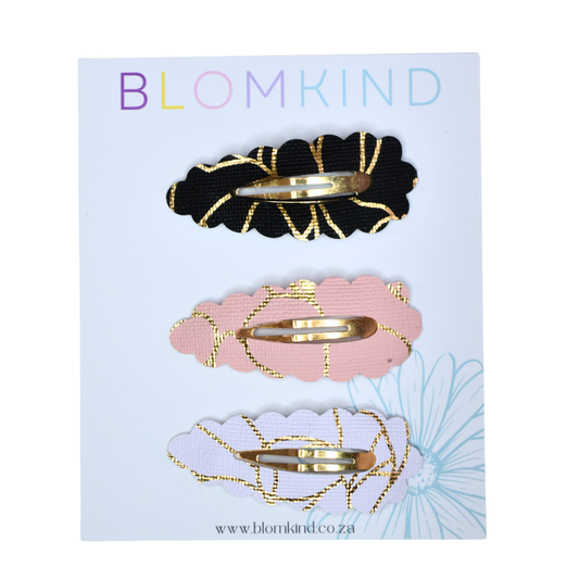 Midnight & Peach Luxe - Set of 3