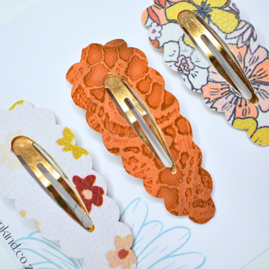 Boho Blossom Clips - Set of 3