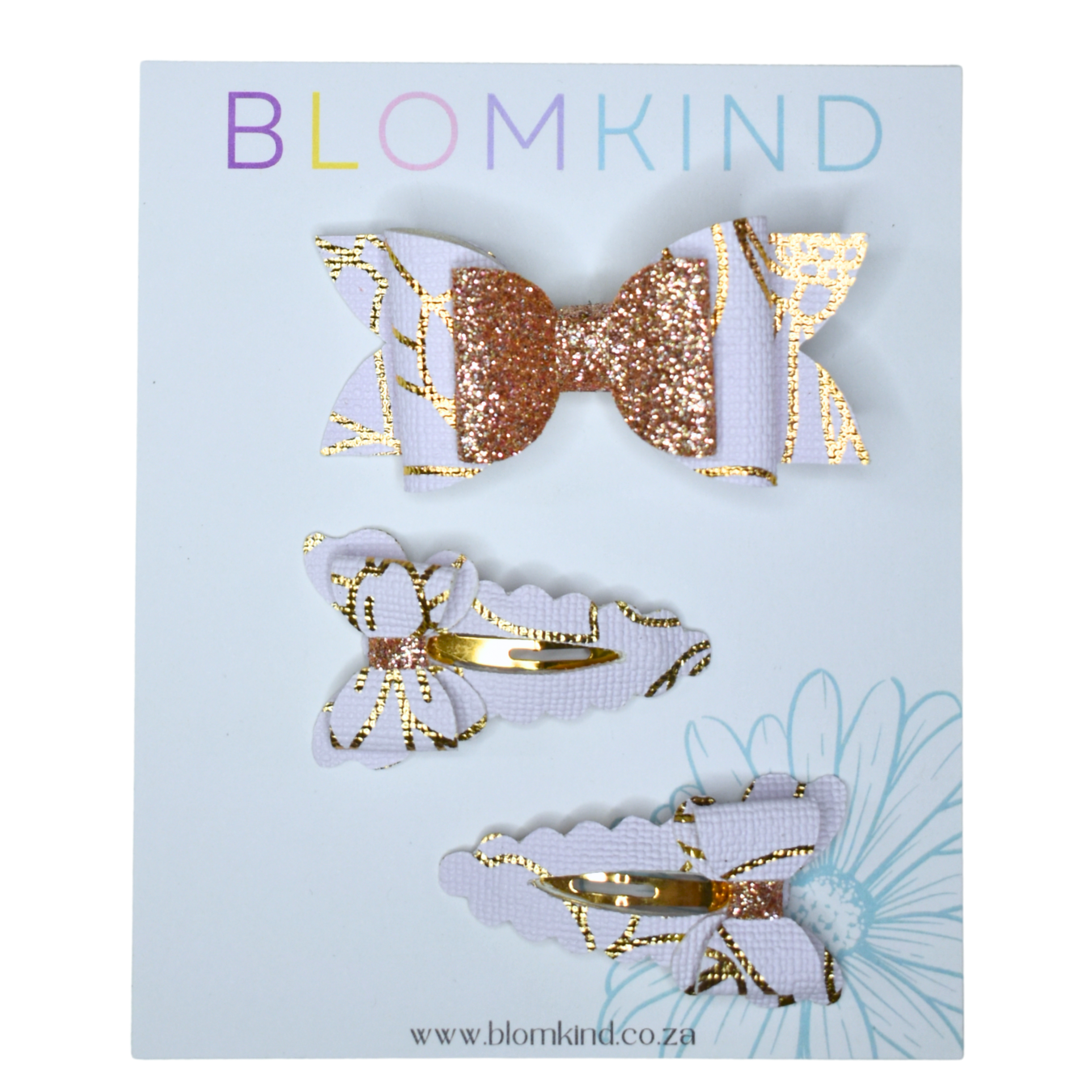 White & Gold - Set of 3