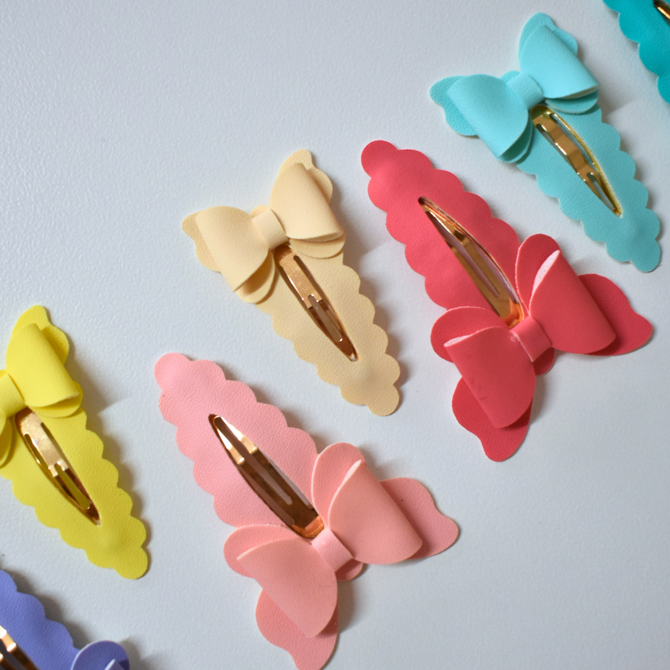 Beige Butterflies - Big & Small Sister Combo