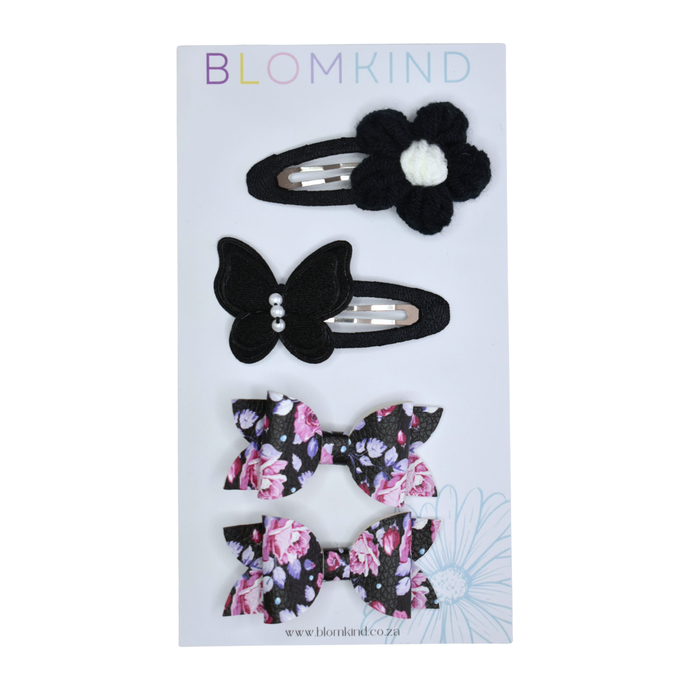 Crochet Moonflower & Flutter 1 - Set of 4