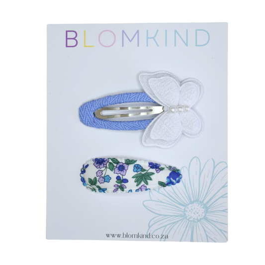 Flutter Flora Clips  - Set of 2