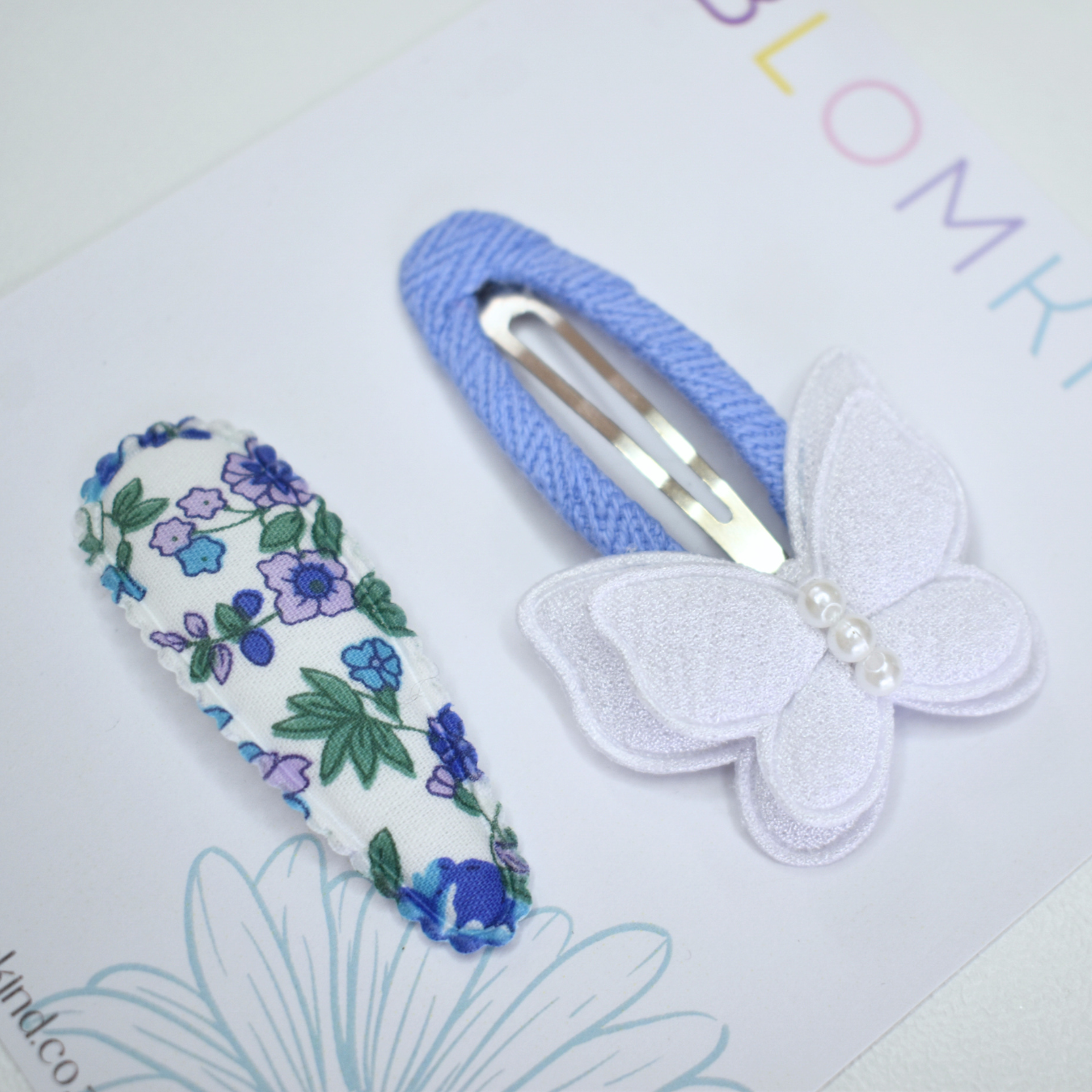 Flutter Flora Clips  - Set of 2