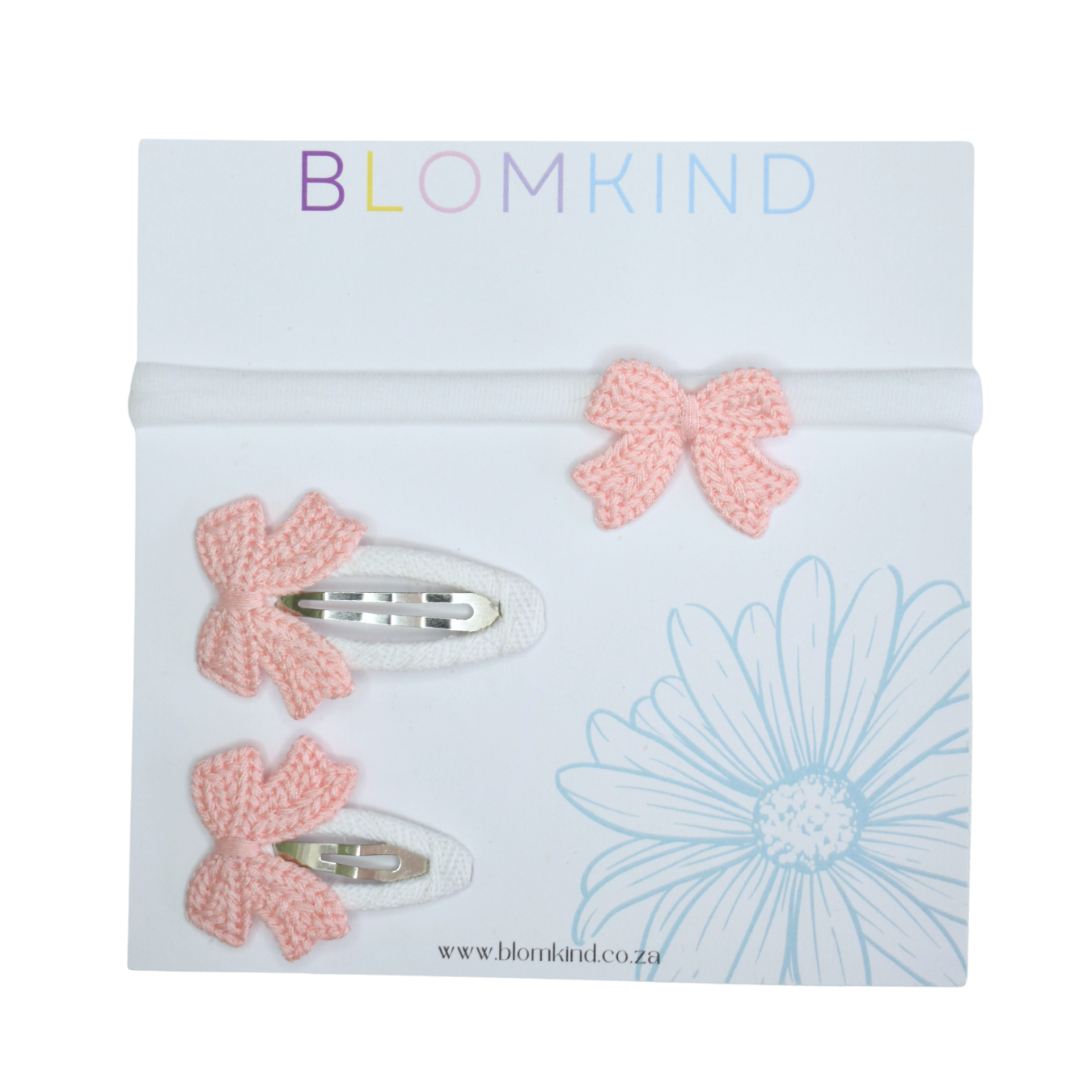 Sister Sprinkles Soft Apricot Headband & Clips Set