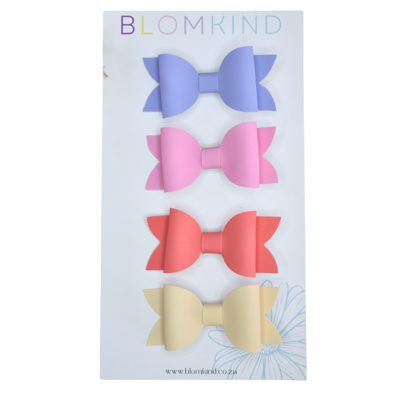 Plush & Petal Bows - Set of 4