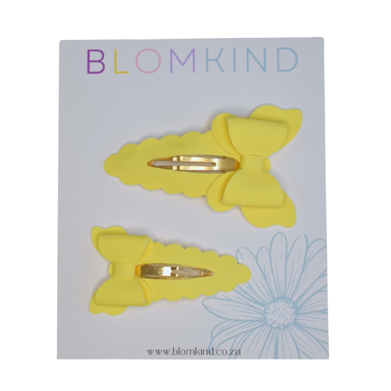 Yellow Butterflies - Big & Small Sister Combo