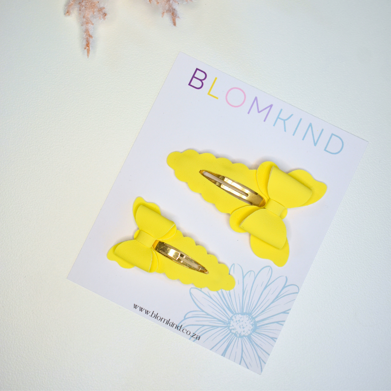 Yellow Butterflies - Big & Small Sister Combo