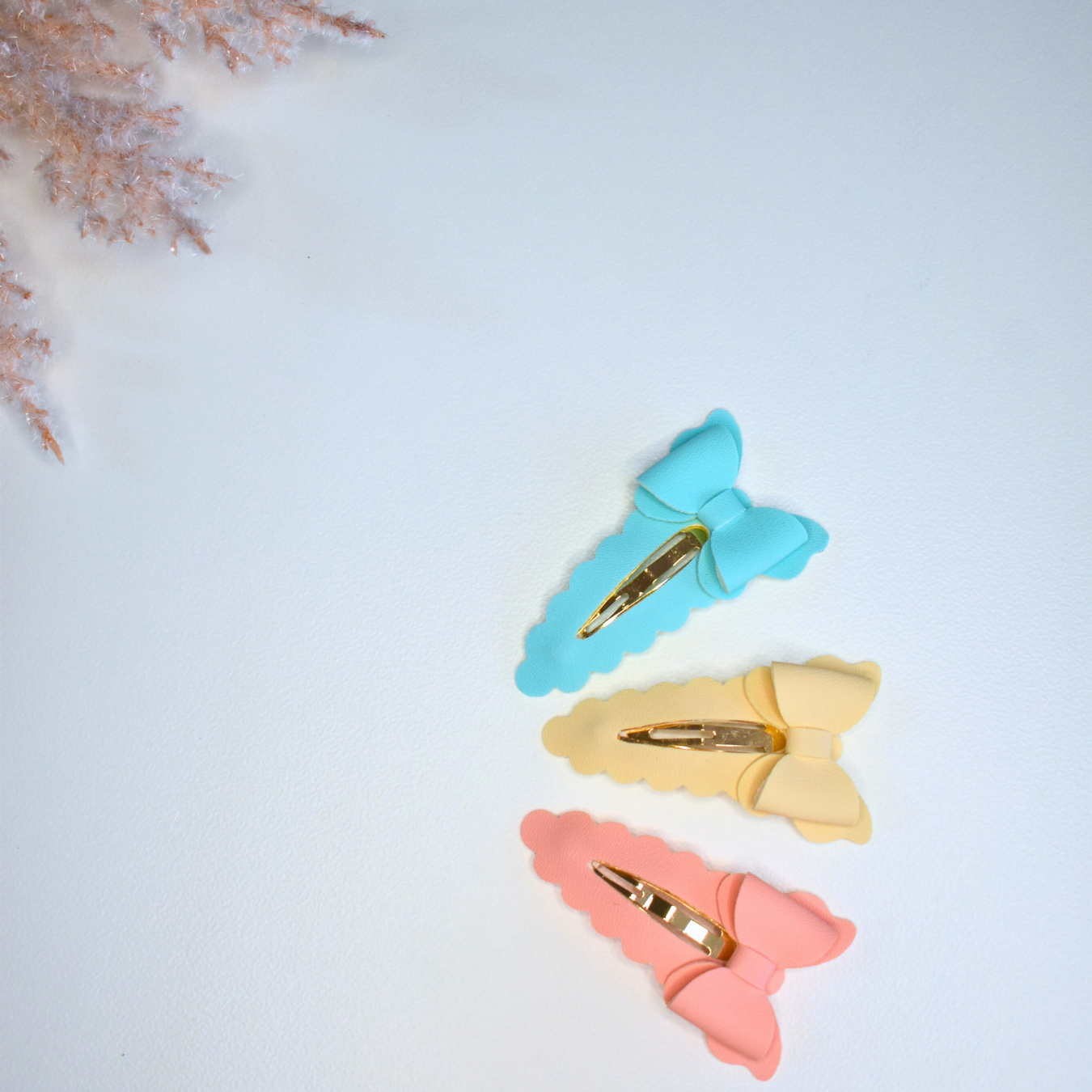 Peach Butterflies - Big & Small Sister Combo