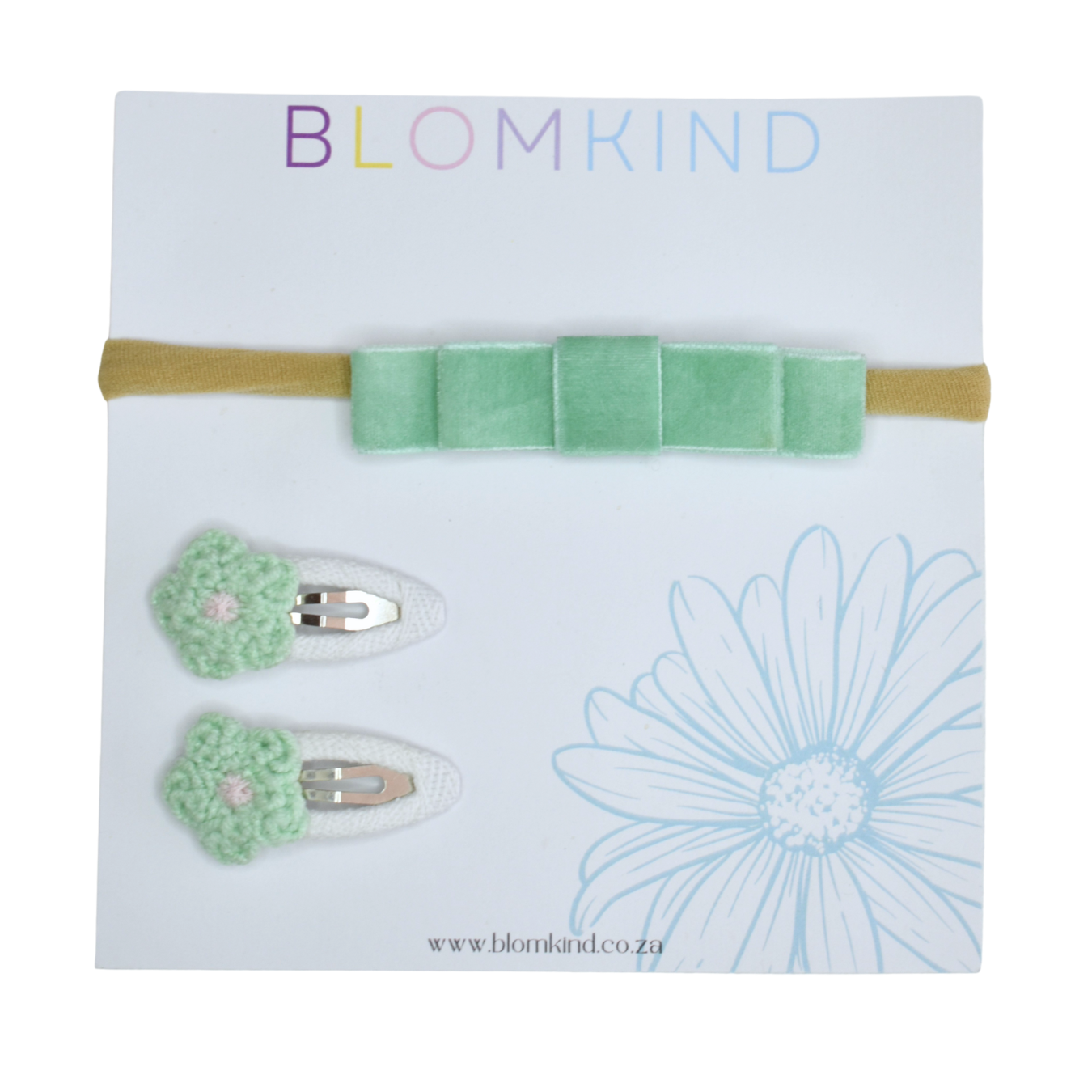 Sweet Clover Petal Headband & Clips Set