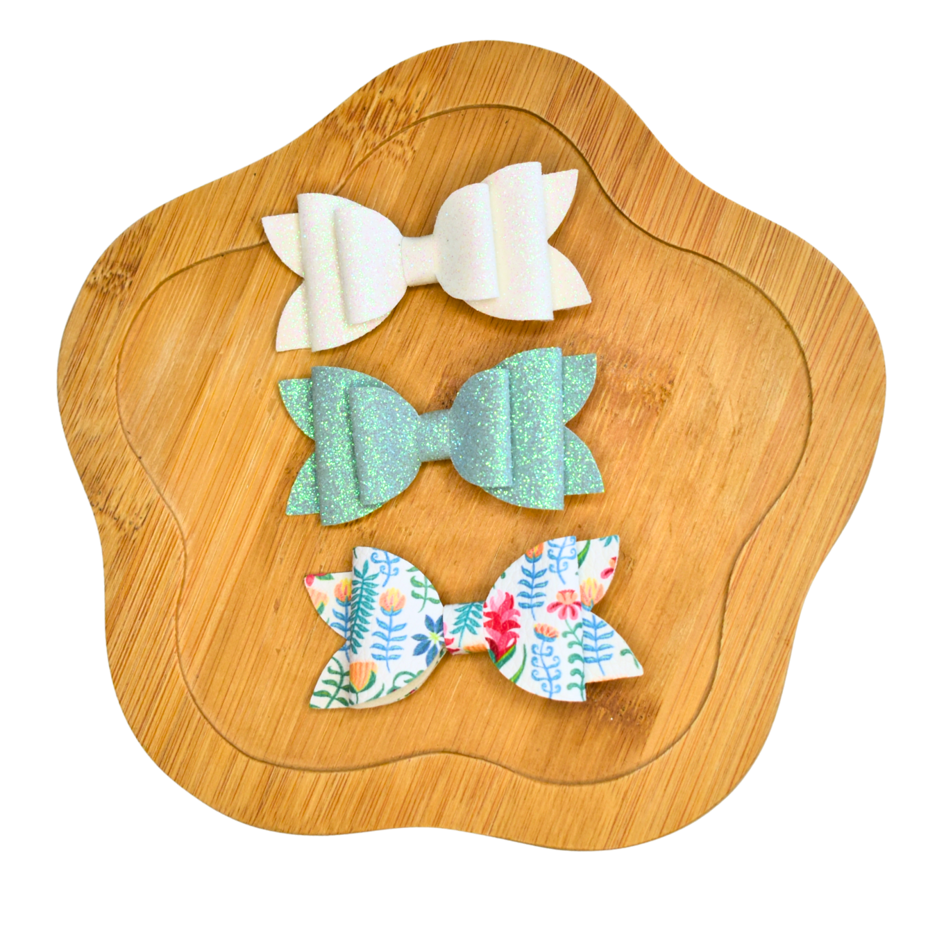 Flowers & Plains Bow set of 3