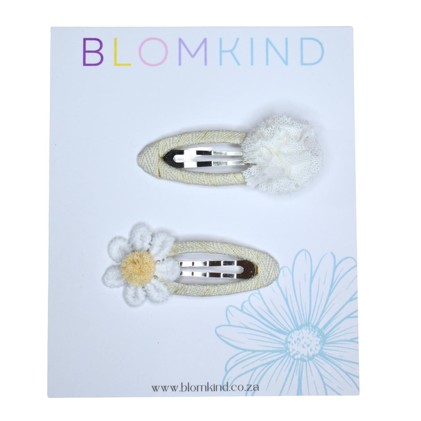 Natural Puff Clips - Set of 2